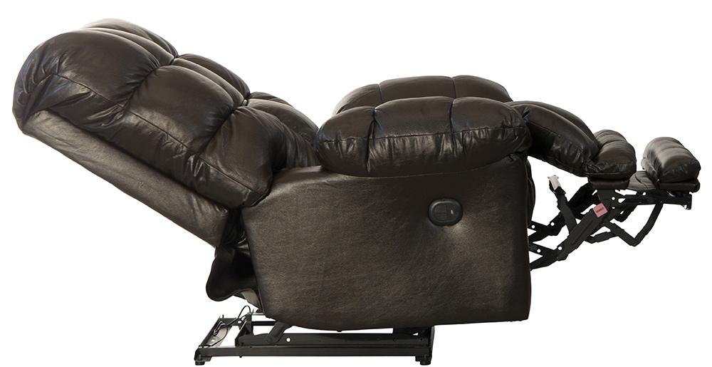 Catnapper - Piazza Power Lay Flat Recliner w/X-tra Comfort Footrest in Chocolate - 6477671283930839 veiw 7