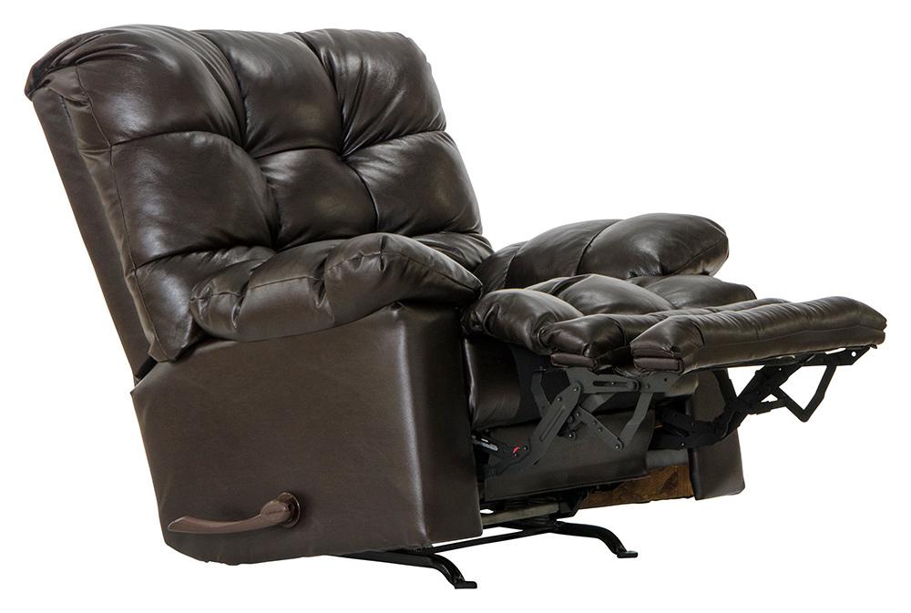 Catnapper - Piazza Rocker Recliner w/X-tra Comfort Footrest in Chocolate - 477621283930839 veiw 2