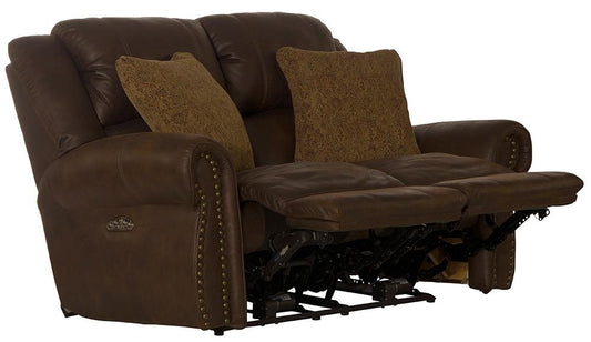 Catnapper - Pickett Power Headrest Power Reclining Loveseat in Walnut - 63132117629127629 veiw 2