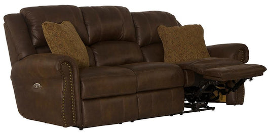 Catnapper - Pickett Power Headrest Power Reclining Sofa in Walnut - 63131117629127629 veiw 2