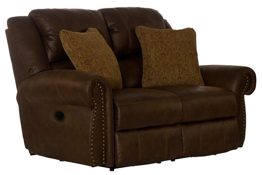 Catnapper - Pickett Rocking Reclining Loveseat in Walnut - 31322117629127629 veiw 1
