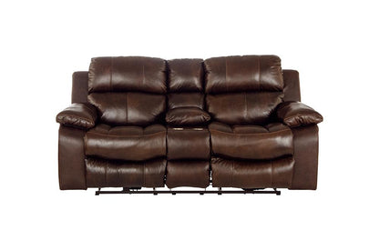 Catnapper - Positano Power Reclining Console Loveseat w/Storage & Cupholders in Cocoa - 64999/1268-09/3068-09 view 5