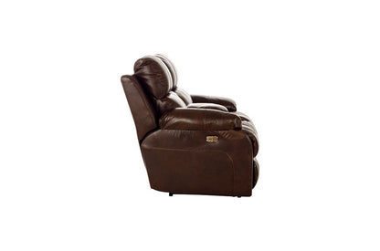 Catnapper - Positano Power Reclining Console Loveseat w/Storage & Cupholders in Cocoa - 64999/1268-09/3068-09 view 6