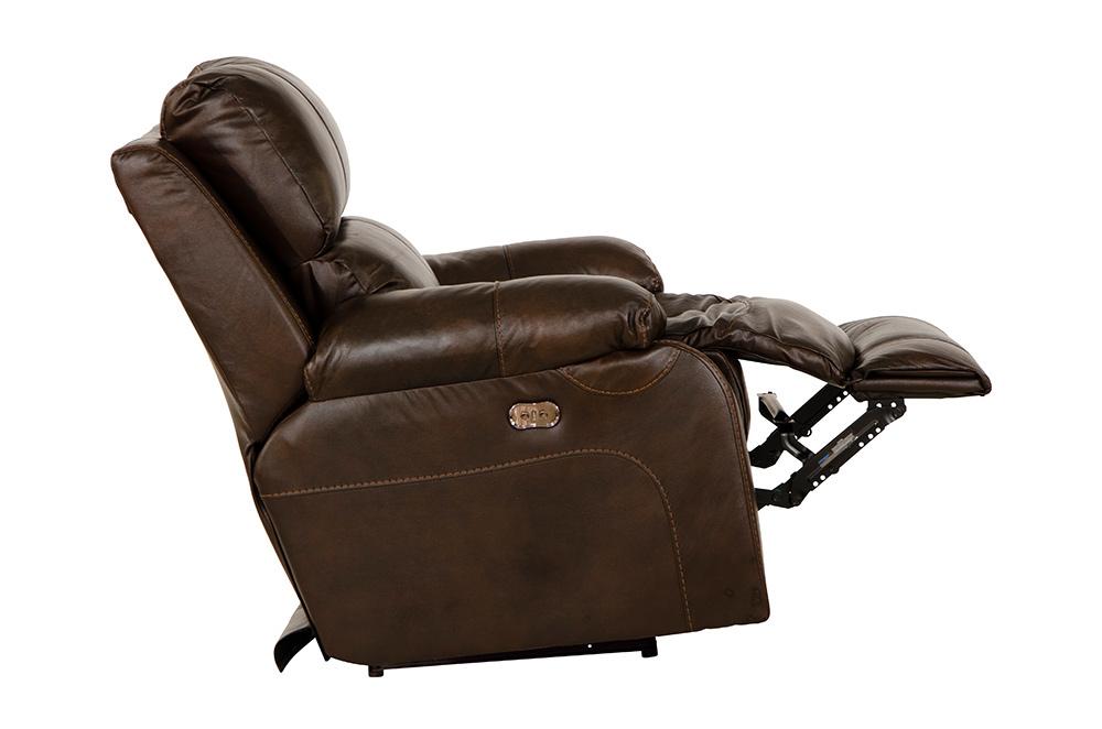 Catnapper - Positano Power Wall Hugger Recliner in Cocoa - 64990-4/1268-09/3068-09 view 5