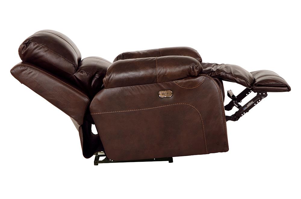 Catnapper - Positano Power Wall Hugger Recliner in Cocoa - 64990-4/1268-09/3068-09 view 6
