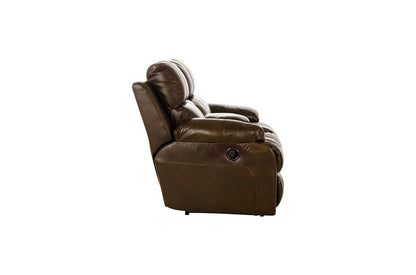 Catnapper - Positano Reclining Console Loveseat w/Storage & Cupholders in Cocoa - 4999/1268-09/3068-09 view 6