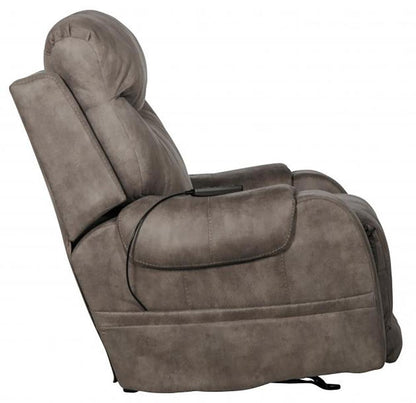 Catnapper - Recharger Power Headrest Power Rocker Recliner w/CR3 Heat/Massage/Lumbar in Charcoal - 64102-2/1428-68 veiw 5