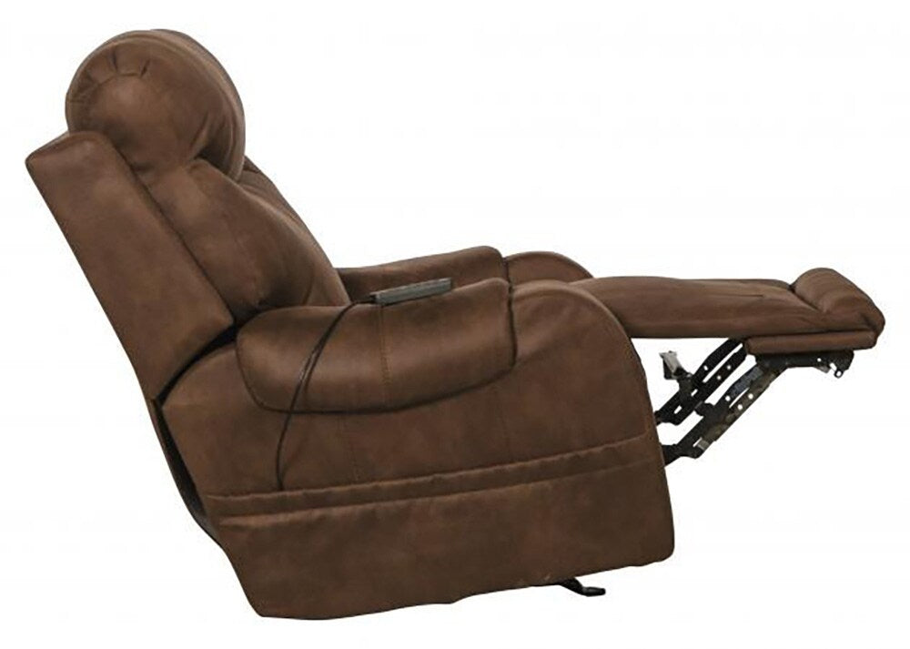 Catnapper - Recharger Power Headrest Power Rocker Recliner w/CR3 Heat/Massage/Lumbar in Chocolate - 64102-2/1428-79 veiw 6