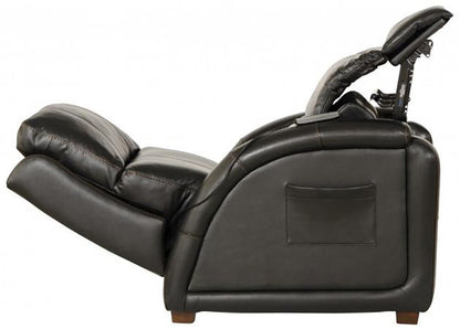 Catnapper - Reliever Power Headrest Power Lay Flat Recliner w/CR3 Heat/Massage/Lumbar/Zero Gravity in Black - 764795-7/1273-88/3073-88 veiw 9