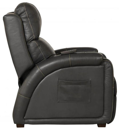 Catnapper - Reliever Power Headrest Power Lay Flat Recliner w/CR3 Heat/Massage/Lumbar/Zero Gravity in Gunmetal - 764795-7/1273-58/3073-58 veiw 8