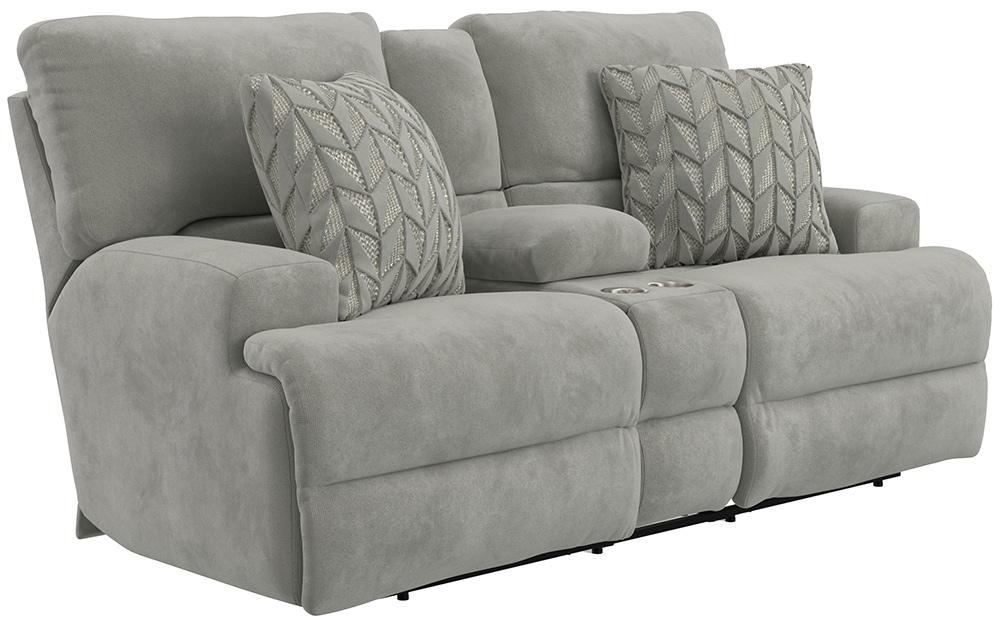 Catnapper - Renaldo Power Lay Flat Recl Console Loveseat w/Zero Gravity in Stone/Stone - 61289/1816-28/2371-28 view 1