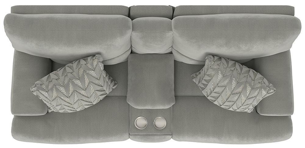 Catnapper - Renaldo Power Lay Flat Recl Console Loveseat w/Zero Gravity in Stone/Stone - 61289181628237128 veiw 5