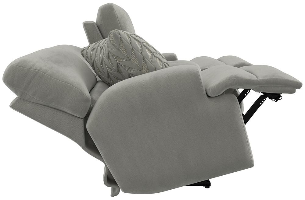 Catnapper - Renaldo Power Lay Flat Recl Console Loveseat w/Zero Gravity in Stone/Stone - 61289181628237128 veiw 9