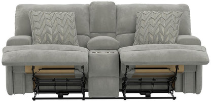 Catnapper - Renaldo Power Lay Flat Recl Console Loveseat w/Zero Gravity in Stone/Stone - 61289181628237128 veiw 13