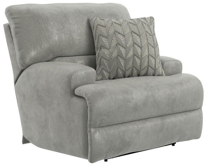 Catnapper - Renaldo Power Lay Flat Recliner w/Zero Gravity in Stone/Stone - 61280-7/1816-28/2371-28 view 1