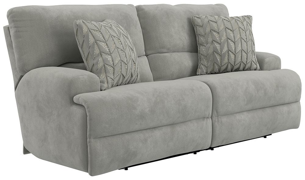 Catnapper - Renaldo Power Lay Flat Reclining Sofa w/Zero Gravity in Stone/Stone - 61281181628237128 veiw 1