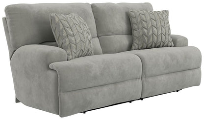 Catnapper - Renaldo Power Lay Flat Reclining Sofa w/Zero Gravity in Stone/Stone - 61281181628237128 veiw 1