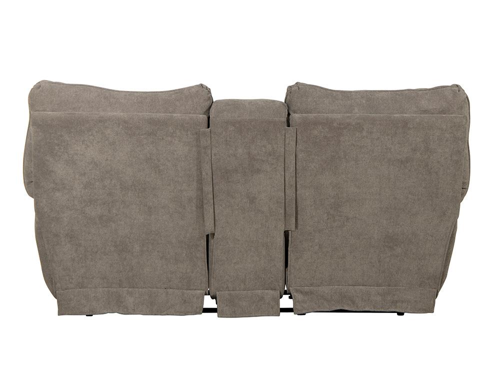 Catnapper - Sadler Lay Flat Reclining Console Loveseat in Mica/Charcoal - 2419187518215438 veiw 4