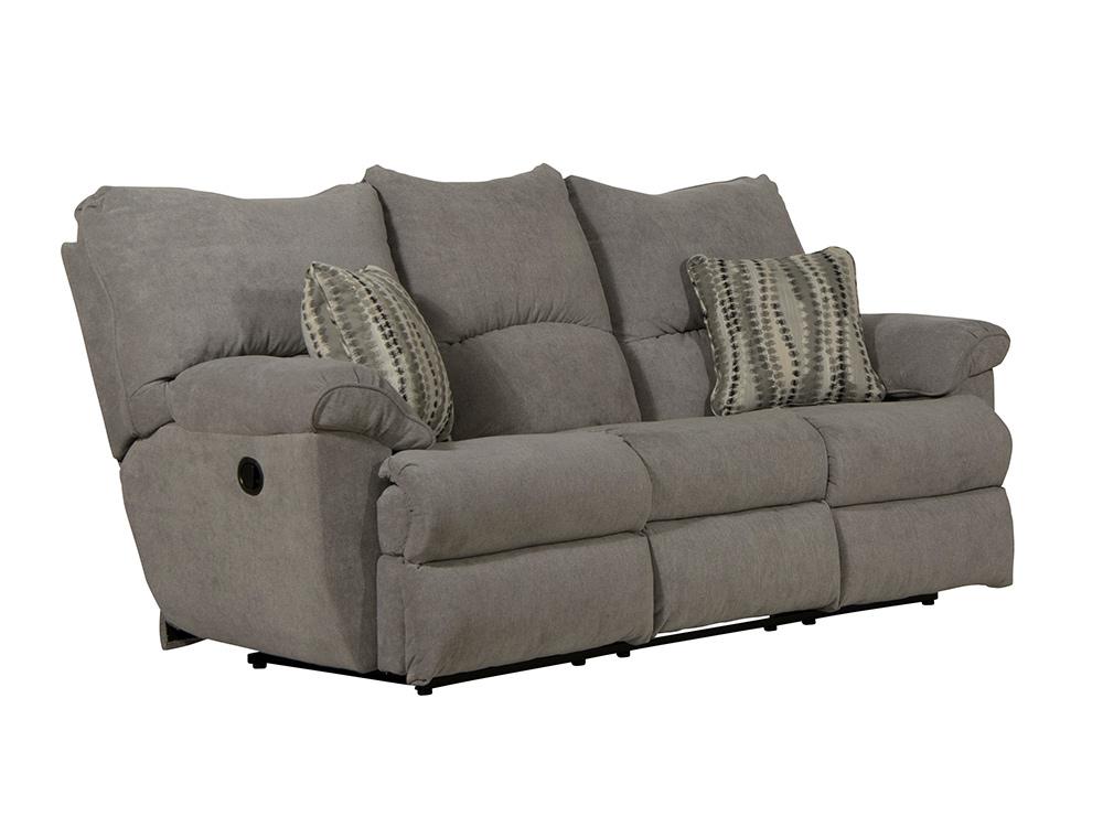 Catnapper - Sadler Lay Flat Reclining Sofa w/Drop Down Table in Mica/Charcoal - 2415187518215438 veiw 1