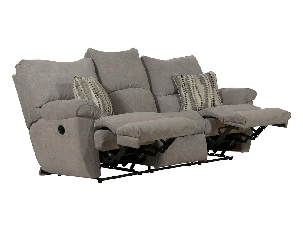 Catnapper - Sadler Lay Flat Reclining Sofa w/Drop Down Table in Mica/Charcoal - 2415187518215438 veiw 3