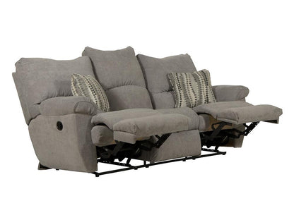 Catnapper - Sadler Lay Flat Reclining Sofa w/Drop Down Table in Mica/Charcoal - 2415187518215438 veiw 3
