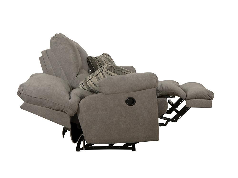 Catnapper - Sadler Lay Flat Reclining Sofa w/Drop Down Table in Mica/Charcoal - 2415187518215438 veiw 8