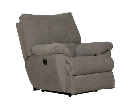 Catnapper - Sadler Power Lay Flat Recliner in Mica/Charcoal - 624107187518 veiw 1