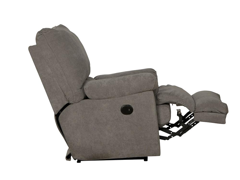Catnapper - Sadler Power Lay Flat Recliner in Mica/Charcoal - 624107187518 veiw 6