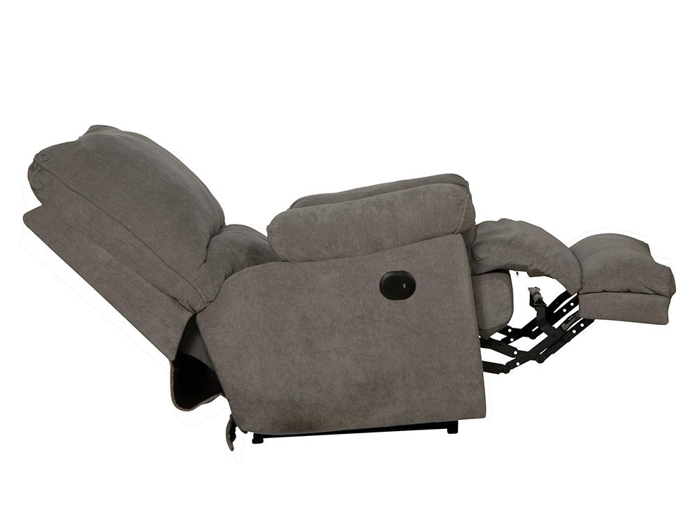 Catnapper - Sadler Power Lay Flat Recliner in Mica/Charcoal - 624107187518 veiw 7