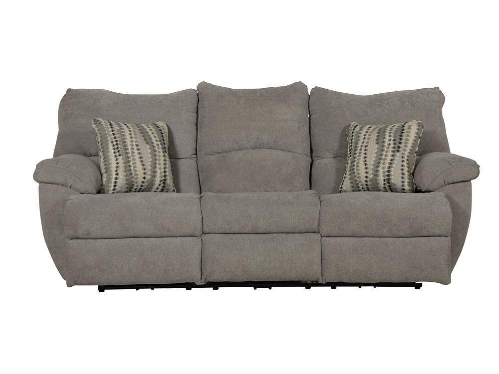 Catnapper - Sadler Power Lay Flat Reclining Sofa w/Drop Down Table in Mica/Charcoal - 62415187518215438 veiw 5
