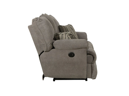 Catnapper - Sadler Power Lay Flat Reclining Sofa w/Drop Down Table in Mica/Charcoal - 62415187518215438 veiw 6