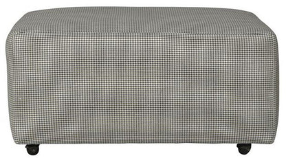 Catnapper - Searsport Castered Cocktail Ottoman in Charcoal - 180-12/2534-58 veiw 2
