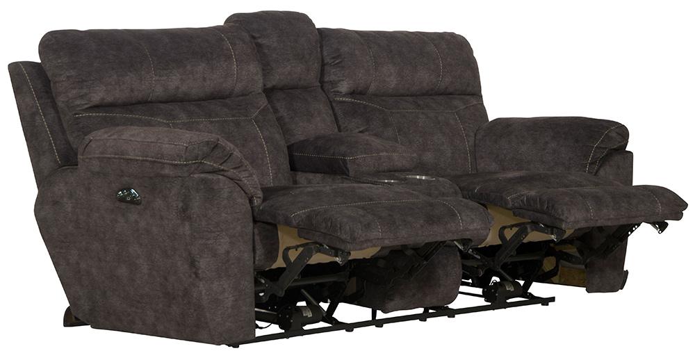 Catnapper - Sedona Power Headrest w/Lumbar Power Lay Flat Reclining Sofa in Smoke - 762221/2793-28 veiw 3