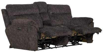 Catnapper - Sedona Power Headrest w/Lumbar Power Lay Flat Reclining Sofa in Smoke - 762221/2793-28 veiw 3