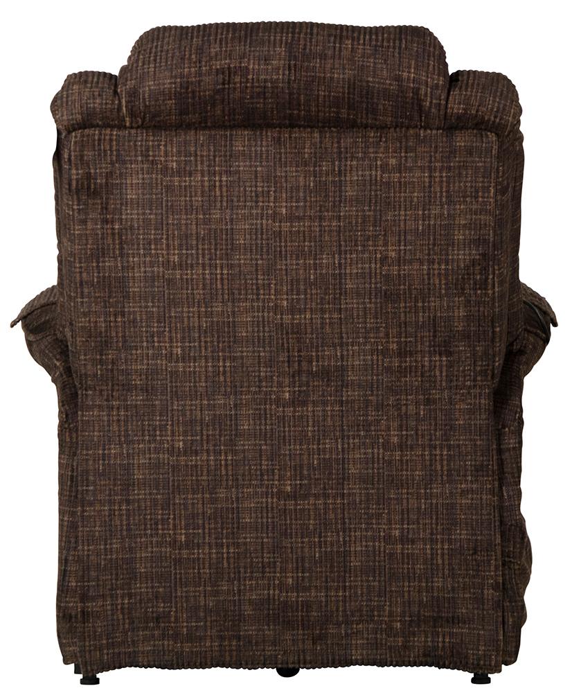 Catnapper - Soother Power Lift Full Lay-Out Chaise Recliner w/Heat & Massage in Chocolate - 4825/2001-09 veiw 2