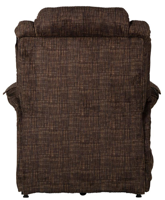 Catnapper - Soother Power Lift Full Lay-Out Chaise Recliner w/Heat & Massage in Chocolate - 4825/2001-09 veiw 2