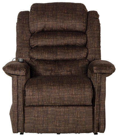 Catnapper - Soother Power Lift Full Lay-Out Chaise Recliner w/Heat & Massage in Chocolate - 4825/2001-09 veiw 3