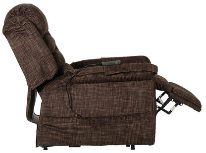 Catnapper - Soother Power Lift Full Lay-Out Chaise Recliner w/Heat & Massage in Chocolate - 4825/2001-09 veiw 7
