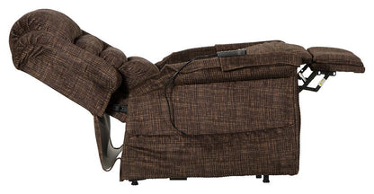 Catnapper - Soother Power Lift Full Lay-Out Chaise Recliner w/Heat & Massage in Chocolate - 4825/2001-09 veiw 8