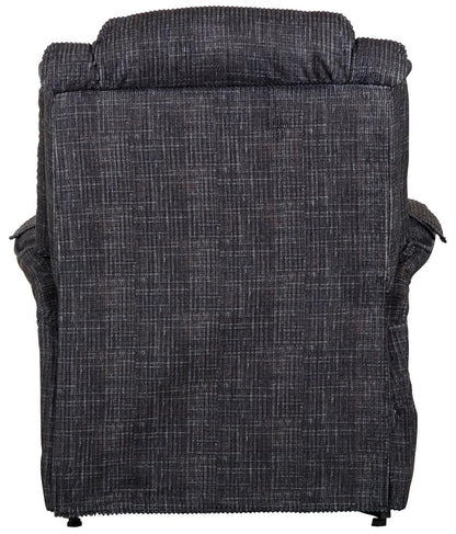 Catnapper - Soother Power Lift Full Lay-Out Chaise Recliner w/Heat & Massage in Smoke - 4825/2001-28 veiw 3