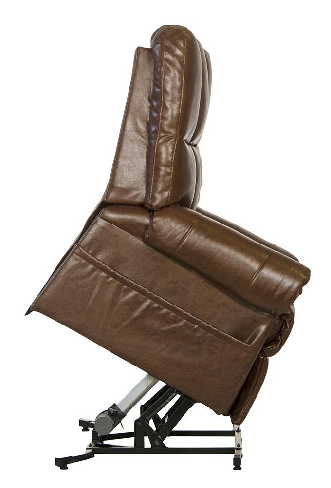 Catnapper - Stallworth Power Lift Full Lay-Out Chaise Recliner in Chestnut - 4898/1223-09/3023-09 veiw 6