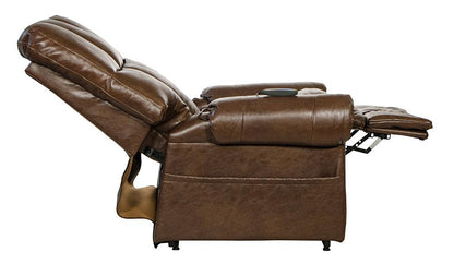 Catnapper - Stallworth Power Lift Full Lay-Out Chaise Recliner in Chestnut - 4898/1223-09/3023-09 veiw 9