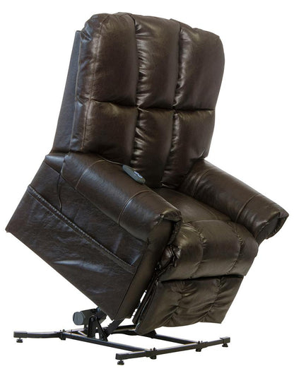 Catnapper - Stallworth Power Lift Full Lay-Out Chaise Recliner in Godiva - 4898/1223-29/3023-29 veiw 5