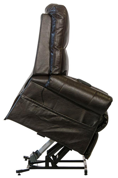 Catnapper - Stallworth Power Lift Full Lay-Out Chaise Recliner in Godiva - 4898/1223-29/3023-29 veiw 6