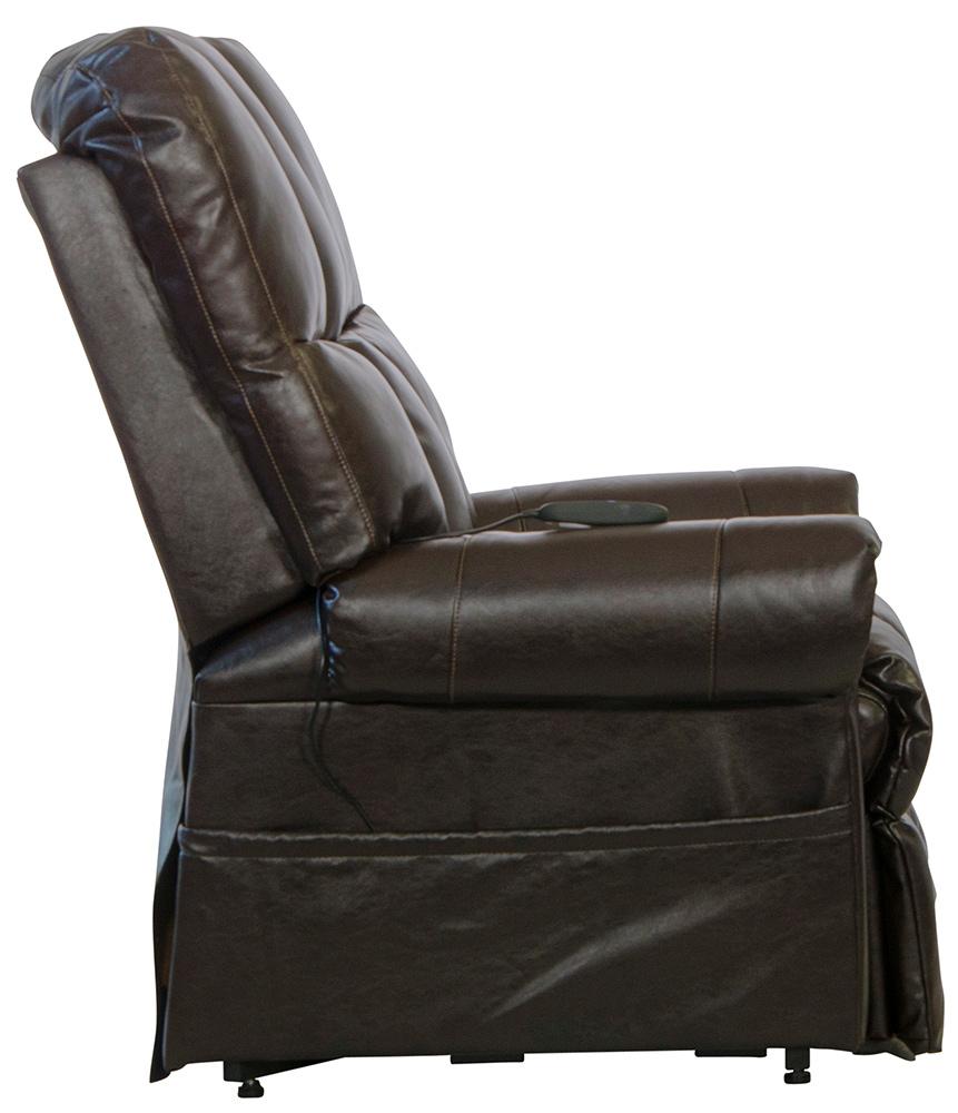Catnapper - Stallworth Power Lift Full Lay-Out Chaise Recliner in Godiva - 4898/1223-29/3023-29 veiw 7