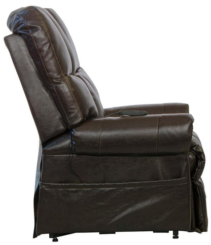 Catnapper - Stallworth Power Lift Full Lay-Out Chaise Recliner in Godiva - 4898/1223-29/3023-29 veiw 7