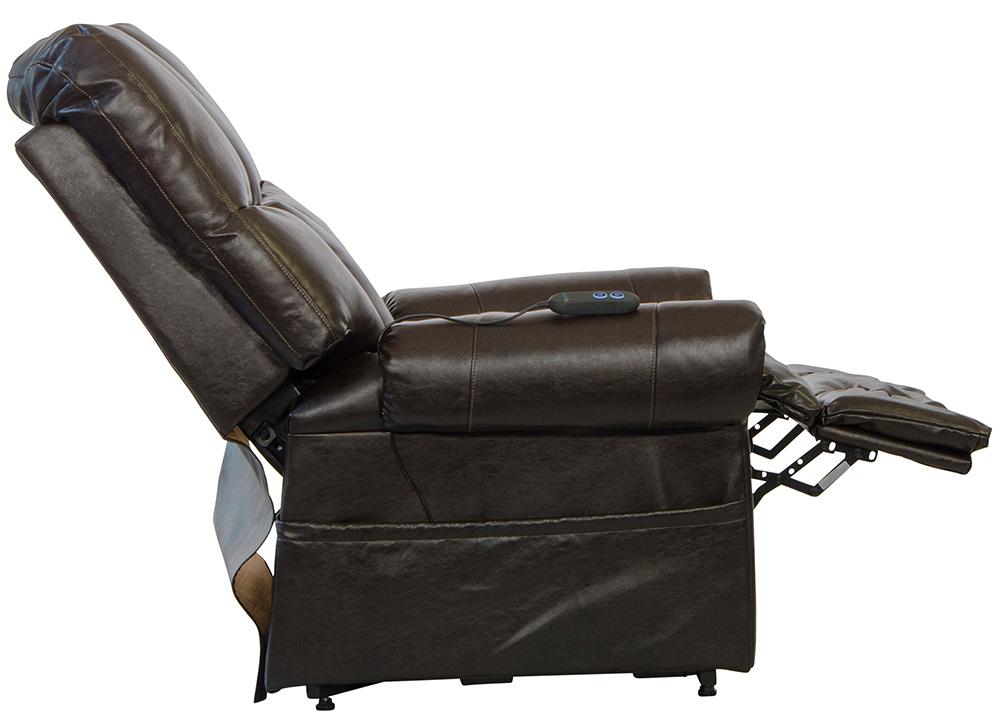 Catnapper - Stallworth Power Lift Full Lay-Out Chaise Recliner in Godiva - 4898/1223-29/3023-29 veiw 8