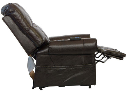 Catnapper - Stallworth Power Lift Full Lay-Out Chaise Recliner in Godiva - 4898/1223-29/3023-29 veiw 8