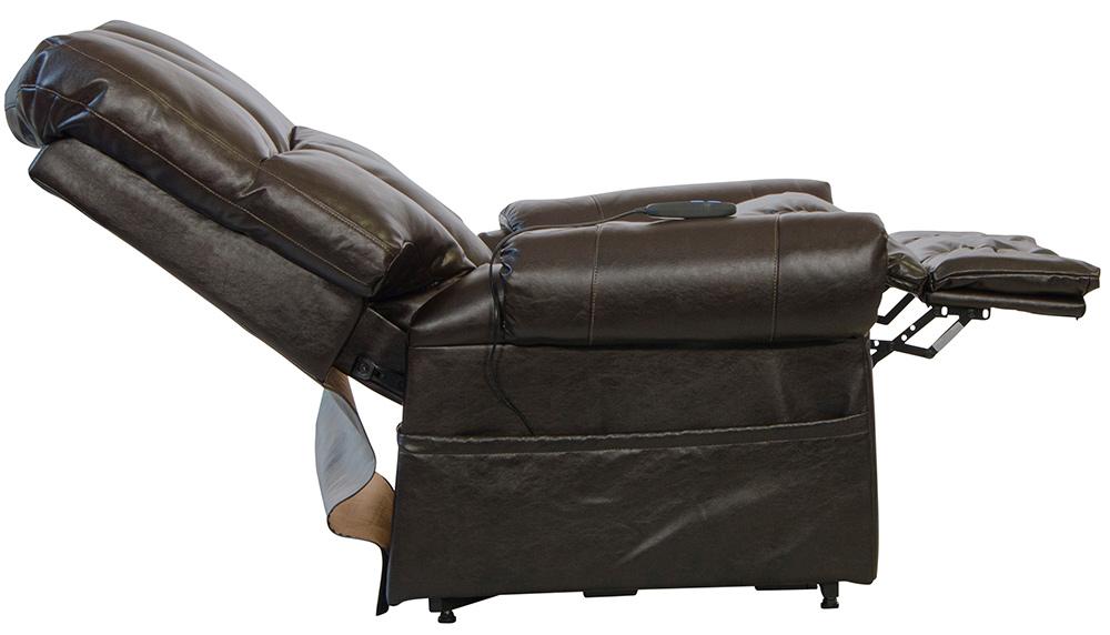 Catnapper - Stallworth Power Lift Full Lay-Out Chaise Recliner in Godiva - 4898/1223-29/3023-29 veiw 9