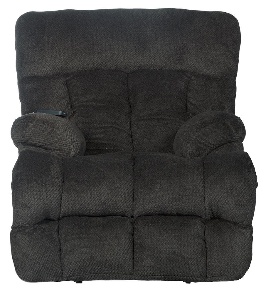 Catnapper - Sterling Power Headrest w/Lumbar Power Lay Flat Recliner w/Dual Heat & Massage in Pewter - 764788-7/1804-68 veiw 5